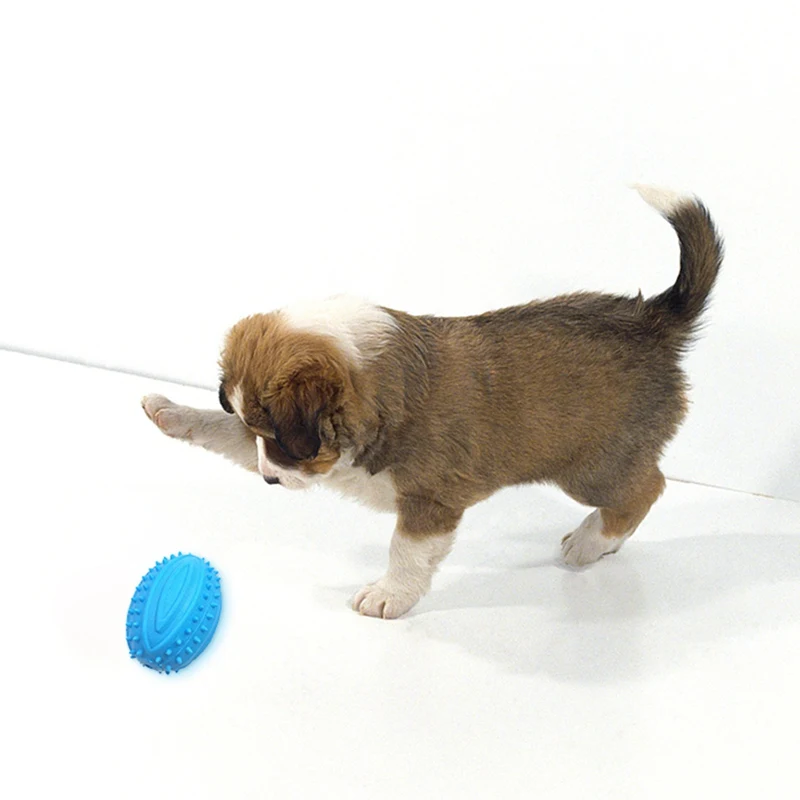 Pet TPR жевательные писклявые игрушки мяч для собак интерактивные молярные принадлежности для тренировок, игр, упражнений