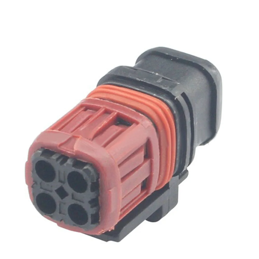 2/5/10/20/50/100Sets Tyco 4Pin Housing Plug Auto Waterproof Female Wire Harness Cable Connector 1337352-1