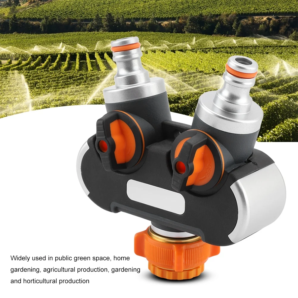 Garden Y Shape Water Pipe 4 Way Adapter Tap Hose Valve Splitter Faucet Connector EU 2 Way Garden Bonsai Watering