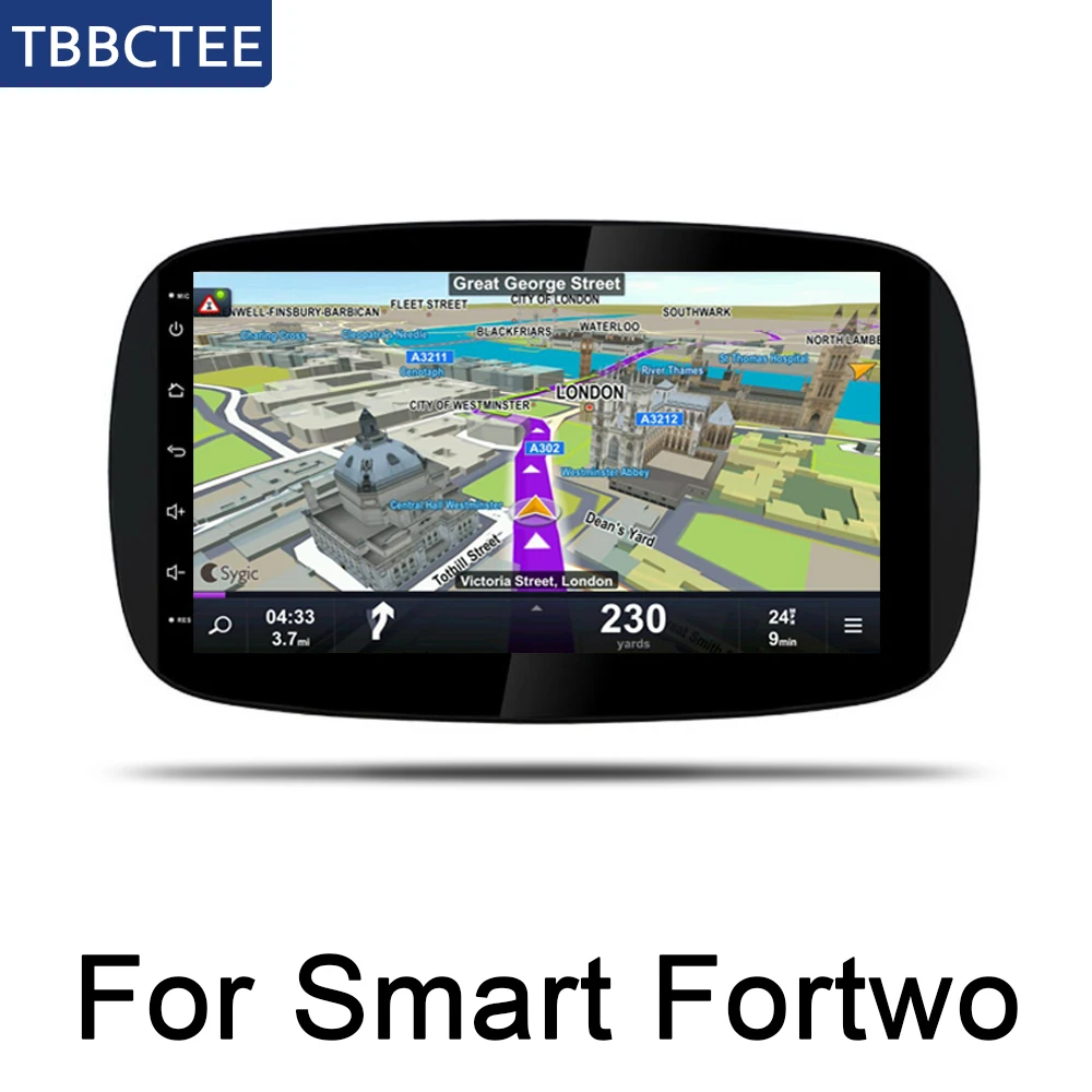 Android автомобильный gps Navi для Smart Fortwo~ NTG мультимедийный плеер навигация WiFi Bluetooth система стерео карта wifi HD