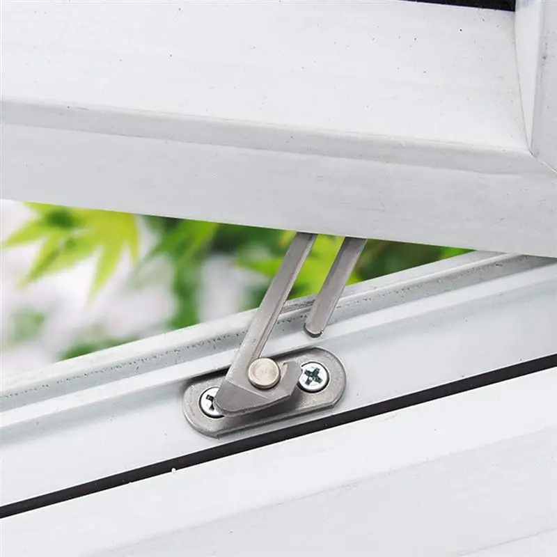 Window Lock Restrictor Lockssliding Stainless Steel Hook Childrenlimiter Child Casement Stay Openingbrace Wind Guards Barn Door