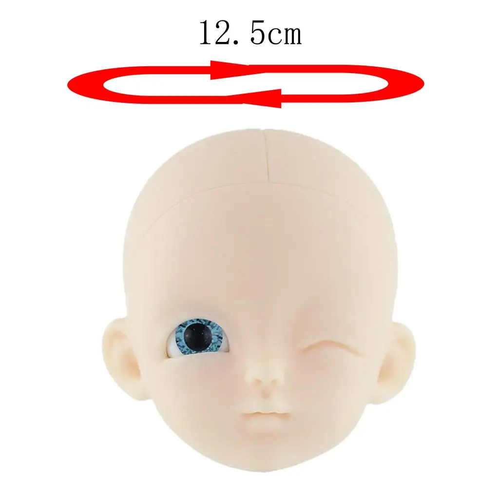 1/6 BJD Ball Jointed Wink Girl Doll Body/Head Parts DIY Makeup Accessory