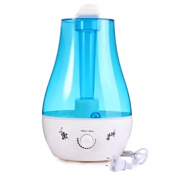 

Mini household air humidifier double spray 3L large capacity aromatherapy humidifier with LED lamp ultrasonic atomizer