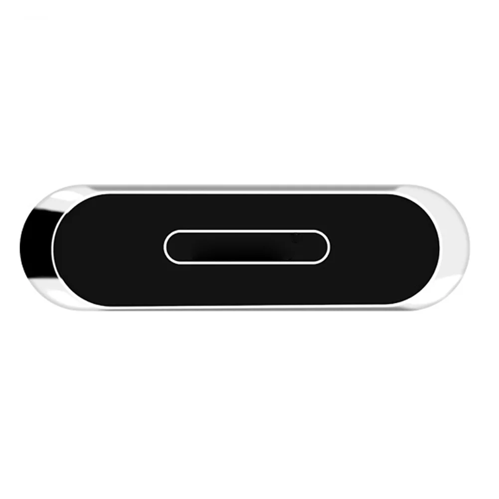 Sliver Поддержка гибкий держатель для телефона Экономия пространства Гладкий в форме полосы Магнитный Противоскользящий Съемный автомобиль установлен бесследный легко установить - Цвет: Sliver