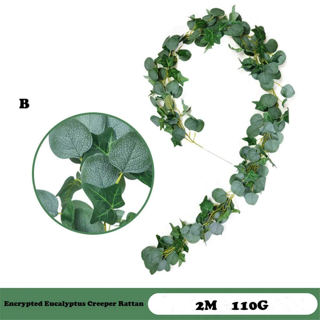 1 шт., искусственные украшения, яркие Листья лозы из ротанга, влагалище, трава, растения, листья винограда для дома, сада, вечерние, декор B1015