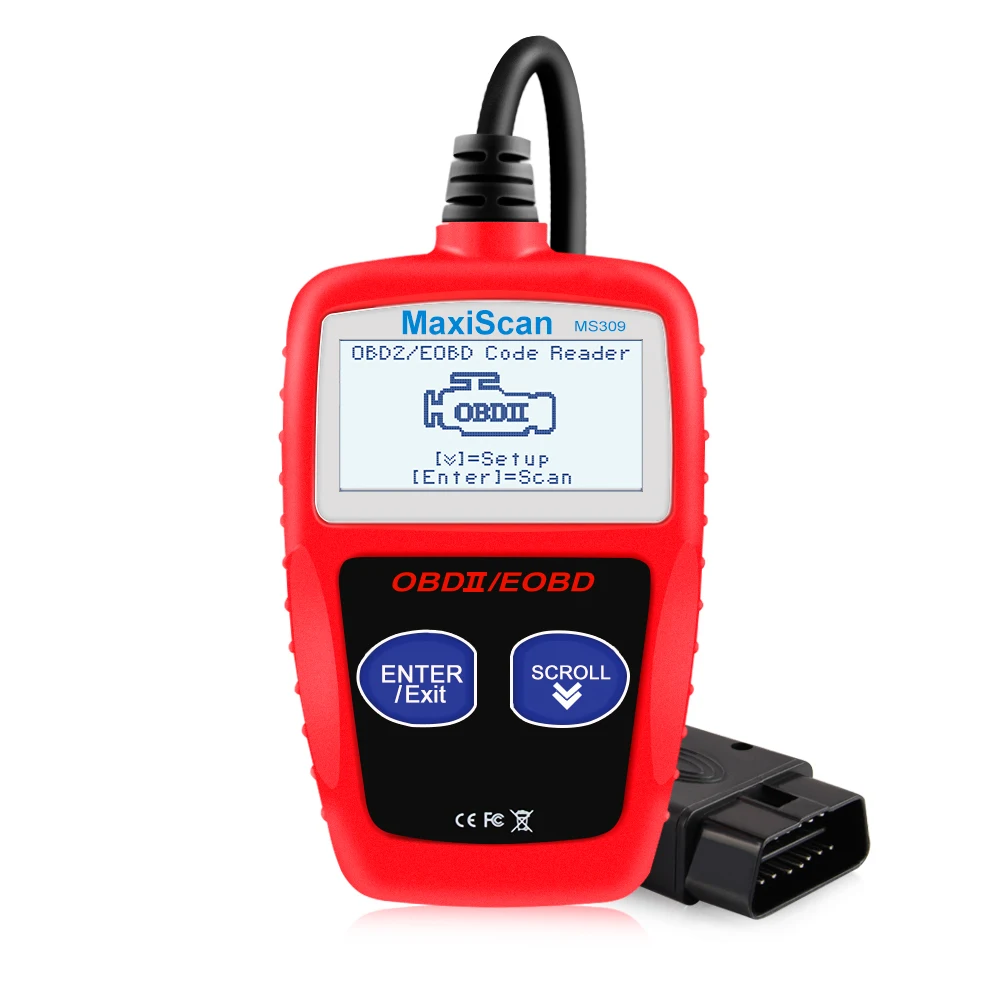 Оригинальный MS309 OBD2 сканер многоязычный Автомобильный диагностический