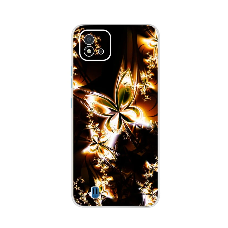 neck pouch for phone For Realme C11 2021 Case Cover Soft TPU Clear Back Shell Cartoon Cute Painting Slim Coque Fund For Realme C 11 RralmeC11 RMX3231 iphone waterproof bag