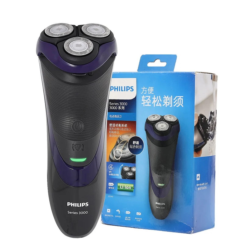 Электрическая Бритва Philips S3590 моющаяся система лезвия с литий-ионным аккумулятором 45 мин беспроводное использование/1 h Зарядка для Мужской бритвы