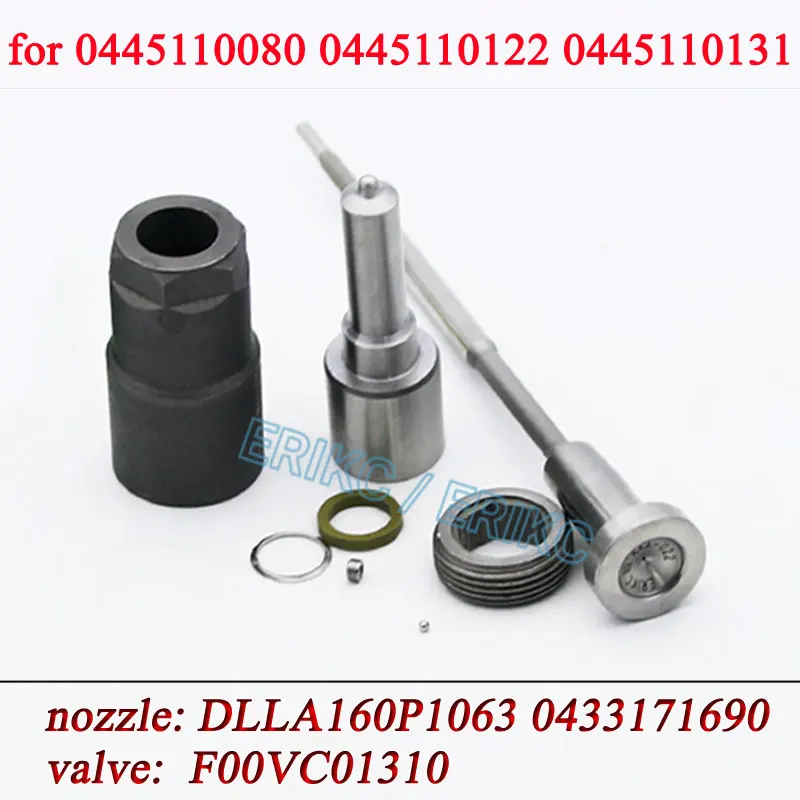 

F00ZC99036 Diesel Injector 0445110080 0445110122 Repair Kit Nozzle DLLA160P1063 Valve F00VC01310 for BMW 0445110131 0986435084