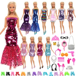 Poupées sirène de 11.5 pouces faites à la main, jouets pour enfants pour Barbies, jeu d'habillage, meilleur cadeau d'anniversaire pour filles, nouvelle mode 