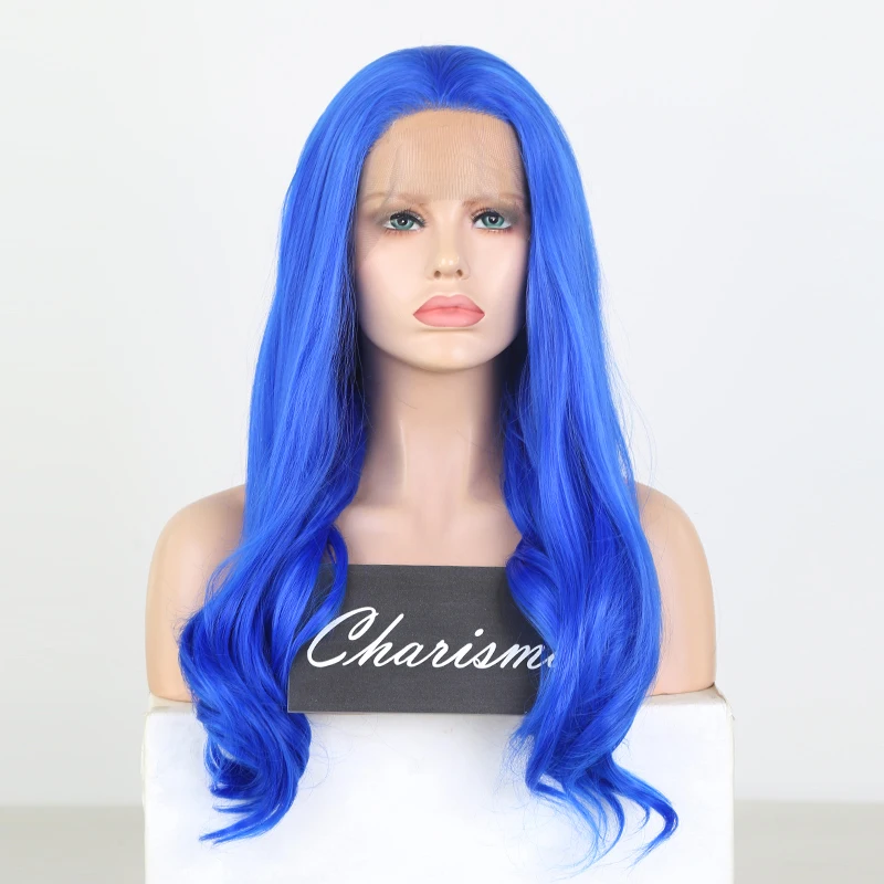 Парик Charisma Blue длинные волнистые парики термостойкие синтетические волосы на
