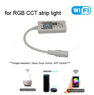 WIFI RGB CCT Magic Home DC5V 12 в 24 в Bluetooth беспроводной WiFi контроллер, RGB/RGBW IR RF светодиодный контроллер для 5050 WS2811 WS2812B светодиодный пиксель полосы - Цвет: WIFI RGB CCT