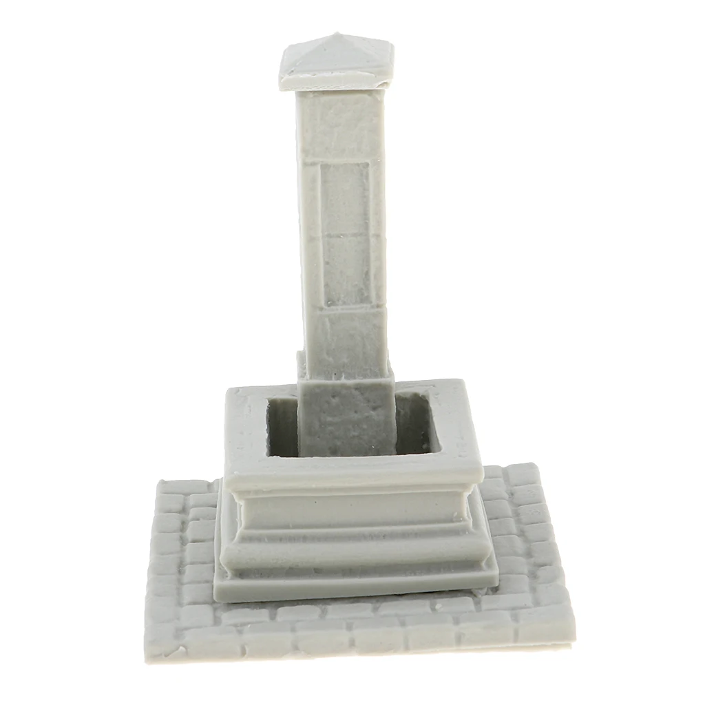 1/35 Garden Street Well Miniature - Paint By Yourself - Mini Resin Model Kit
