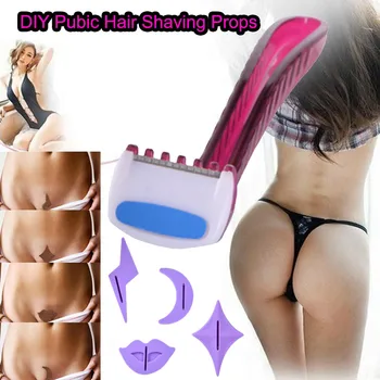 

Bikini Privates Shaving Stencil Razor Female Secret Intimate Hair Shaving Kit Privates Shaving Stencil Female Hair Shaving Kit