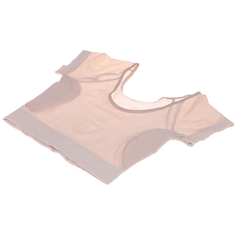 1PCS Women T-shirt Shape Sweat Pads Absorbent Deodorant Pad Reusable Washable Underarm Armpit Sweat Pads