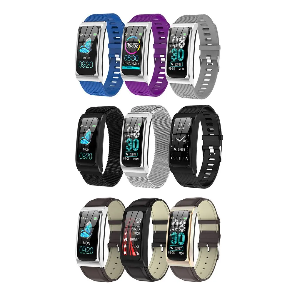 AK12 Smart bracelet Color Screen Waterproof Women's Watch sphygmomanometer menstrual cycle activity monitor Sports Band pk x3 s2