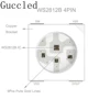 WS2812B RGB LED Chip 5050SMD 10-1000PCS Black/White PCB WS2812 Individually Addressable Chip Pixels DC5V ► Photo 3/6