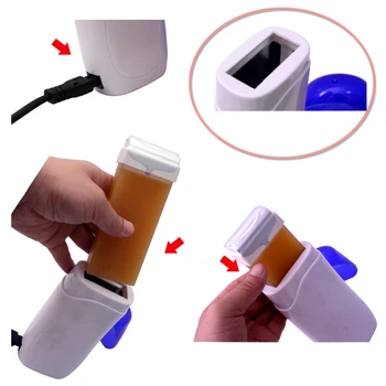 

Mini Wax Warmer Heater Epilator Hair Removal Machine For All Hair Types Eyebrow Facial Legs Body Hair Removal