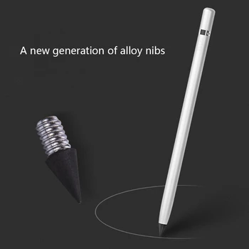 2023 New Metal Inkless Pen No Ink Signing Pen Infinite Write Pen Metallic Erasable Pen