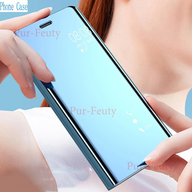 

Case For Xiaomi Redmi Note 7 M1901F7G 6.3''Luxury Leather Flip Mirror Stand Phone Case For Xiaomi Redmi Note 7 Note7 Redmi Note7