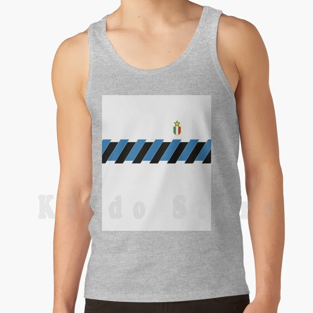 Inter 88? Canotte Gilet Senza Maniche Inter 1990S Retro Football Football Geometric Retro Vintage European