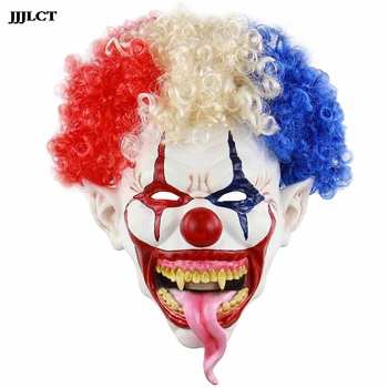 

Adult zombie monster vampire mask latex costume party full head mask prop halloween clown mask bloody horror horror mask