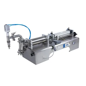 

Commercial Single head Liquid filling machine Pneumatic Piston Liquid Filler Wine Milk Juice quantitative Filling Machine