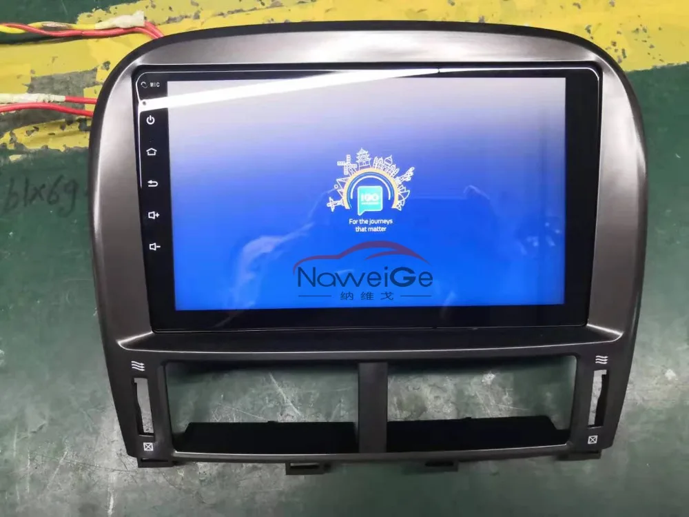 NaweiGe 9 дюймов Автомобильный dvd-плеер на основе Android gps навигация автомобиля аудио Радио стерео для Lexus LS430/XF30/4500/Toyota Celsior 1997-2006