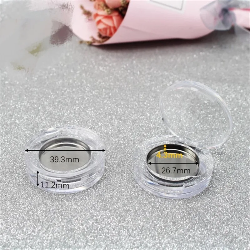 Makeup Lipstick Lip Balm Sample Case Clear Beauty Blusher Containers