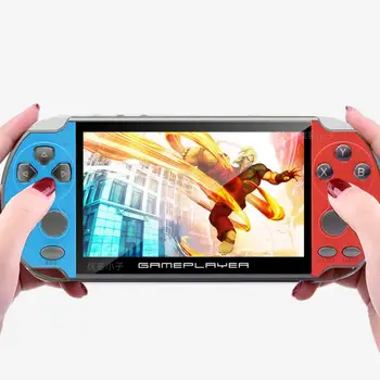 

2020 New V3000PLUS 5.1 inch 8G 128-bit Arcade Psp Portable Handheld Game Console Built-in 10,000 Games for Gift