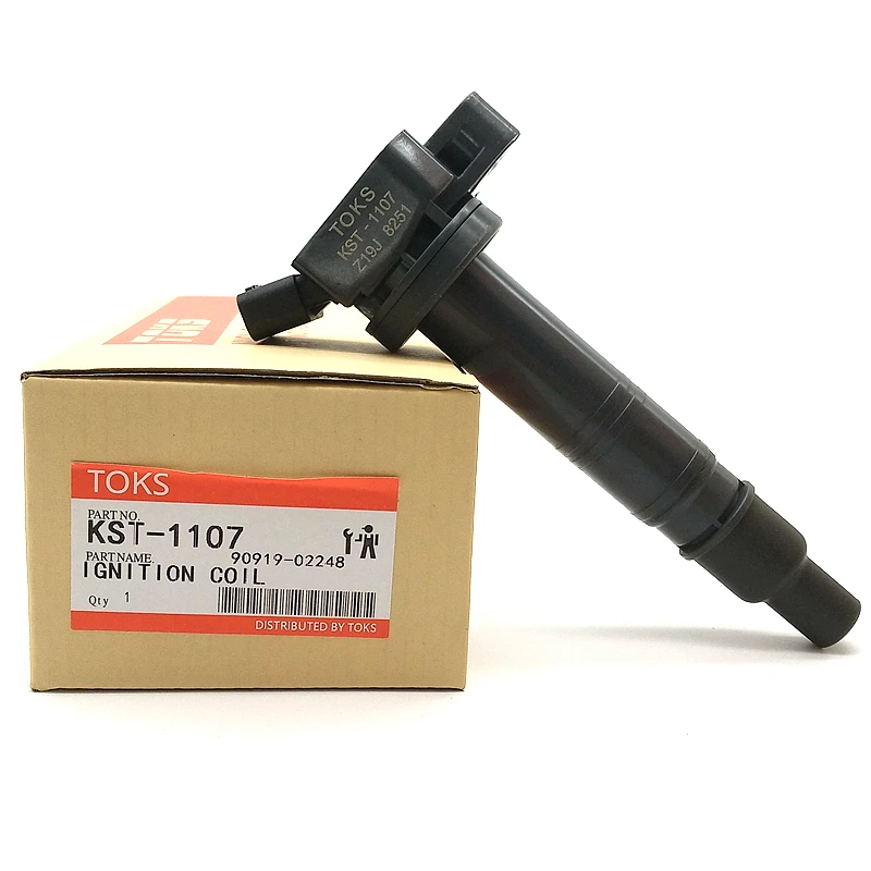 

TOKS JP Car Ignition Coil KST-1107 for Toyota Lexus 90919-02248 AVENSIS CAMRY FJ CRUISER LAND CRUISER HILUX HIACE GS IS LC RC