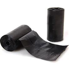 20 рулонов черные мешки для уборки за домашними животными для собак, кошек, щенков, отходов, забрать чистую сумку JS23