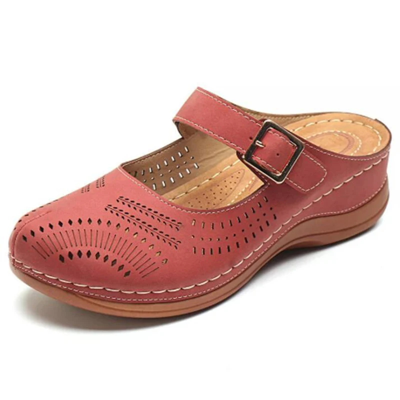 Летние женские босоножки; Повседневная обувь в римском ретро-стиле; пляжная обувь на платформе с открытым носком; женские шлепанцы; sh58