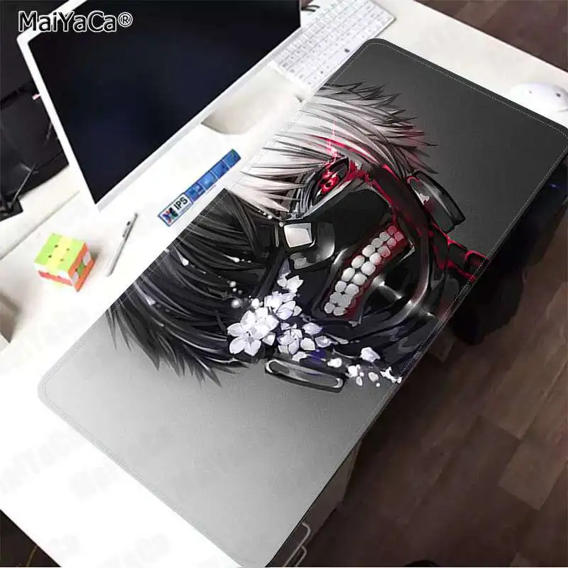 MaiYaCa анимэ tokyo ghoul типа сделай себе сам дизайн игровой с узором Мышь pad Скорость/Управление версия большой игровой Мышь Pad