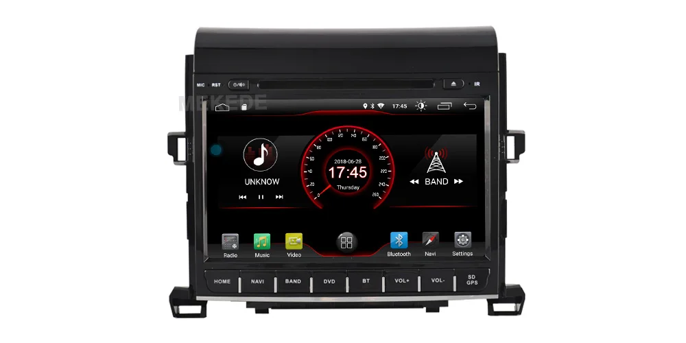 MEKEDE HD 2G+ 16G Android 9,0 AV выход автомобильный DVD мультимедиа для TOYOTA ALPHARD gps навигация радио плеер