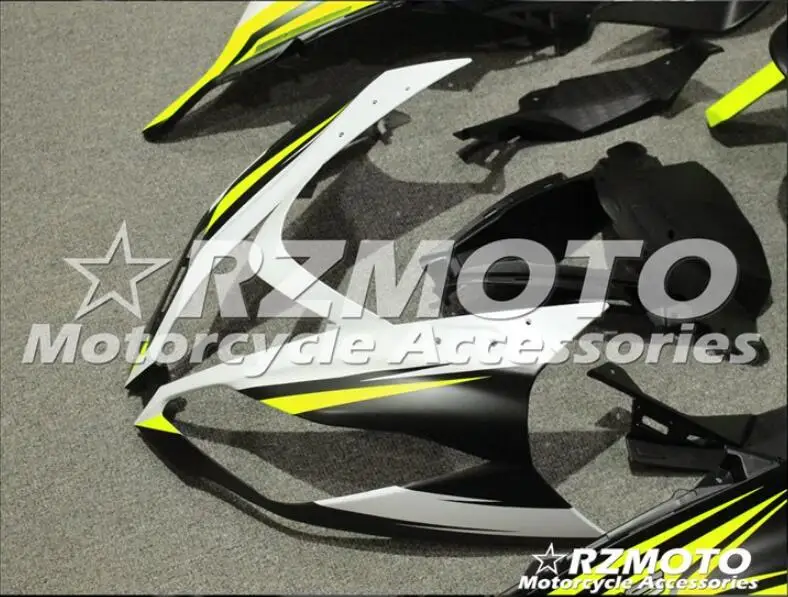 ABS литьевая форма мотоцикла полный обтекатель комплект подходит для ZX-6R 636 599 13-17 ZX-6R 2013- Кузов Набор белый черный желтый