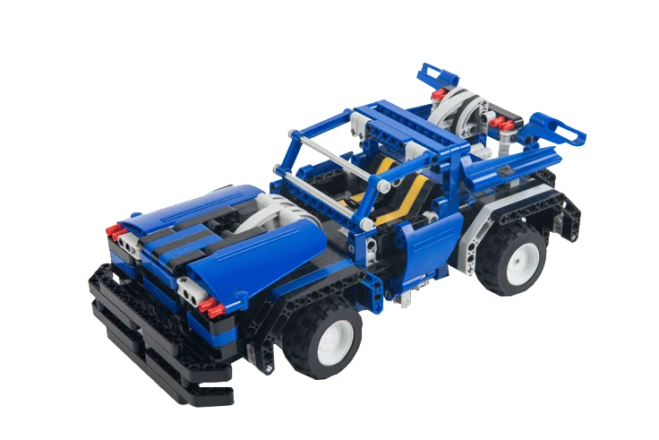 Bumblebee Optimus Prime трансформирование 2 в 1 Электрический пульт дистанционного управления в сборе конструктор автомобиль детские игрушки сделай сам подарок