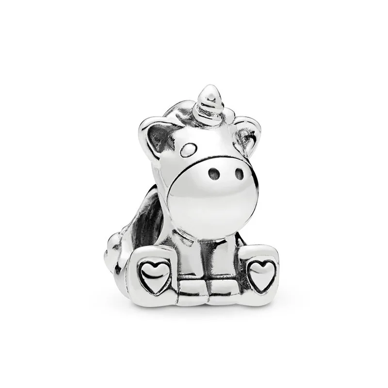 Nieuwe Mode Charme Originele Dier Varken Hond Konijn Hoofd Kralen Fit Originele Pandora Dames Armband Sieraden Accessoires Cadeau