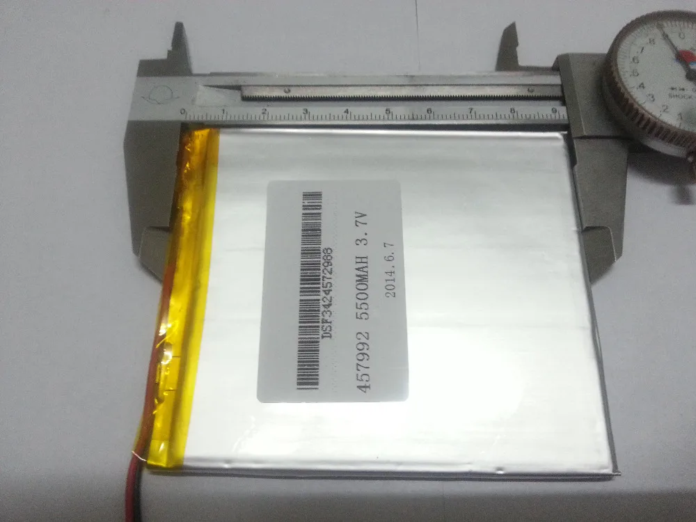 457992 3,7 V 5500 мА/ч, литий-ионный аккумулятор(полимерный литий) батарея для 7,8, 9-дюймового планшетного ПК, D70pro II, 4,5*79*92 мм+ инструмент для разборки