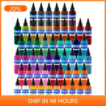 

High Quality Tattoo Ink set Tattoo pigment 14 Color Set 1 oz /30ml/bottle Tattoo Paint Kit for 3D Makeup Beauty Skin Body Art