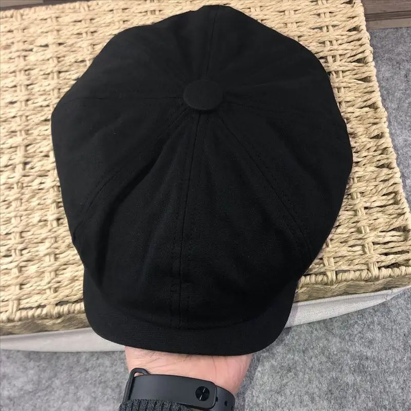 Male Plus Size Ivy Hat Big Head Man Newsboy Cap Cotton and Linen Beret Women Flat Caps 54-56cm 57-58cm 59-60cm 61-63cm mens fleece beret