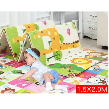

200X150X1CM Animal Number Pattern Foam Puzzle Kids Rug Carpet Split Joint EVA Baby Play Mat Indoor Soft Activity Puzzle Mats