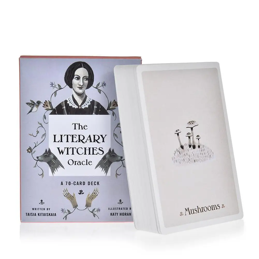 

The Literary Witches Oracle Tarot Cards English Version Tarot Deck For Family Home Fun Playing Card Game Board Games Gift