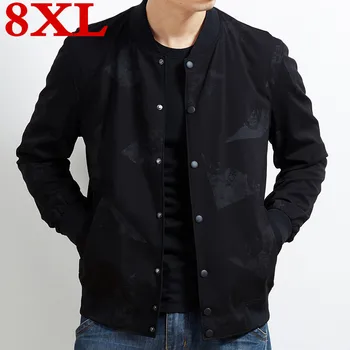 

Big size 8XL plus size 7XL brand Spring and Autumn casual jackets coat men solid Mens coats clothing plus size Men clothes