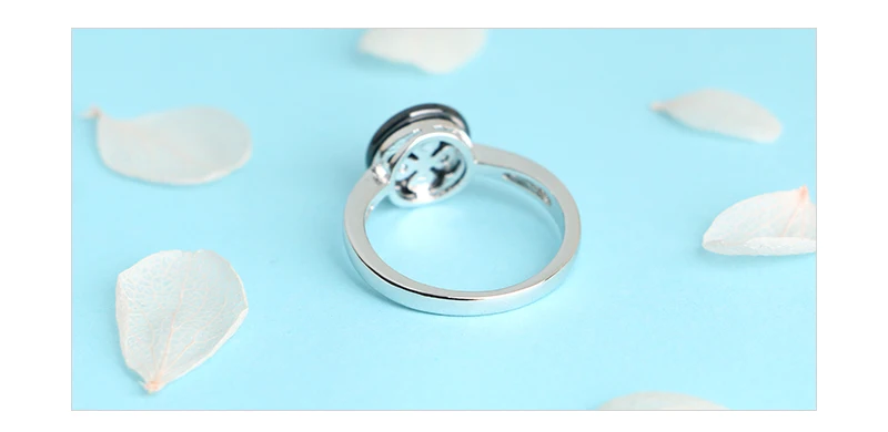 1,5 мм классические черные керамические пуговицы в форме кольца для женщин и мужчин с четырьмя кристаллами высшего качества здоровая нержавеющая сталь трендовые ювелирные изделия
