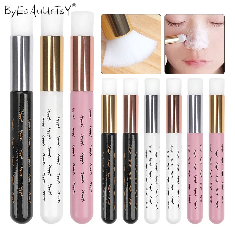 

Eyelash Cleaning Eyebrow Shampoo Brushes Peel Off Blackhead Remover Facial Nose Pore Deep Clean Brush Eyelash Extensions Tool