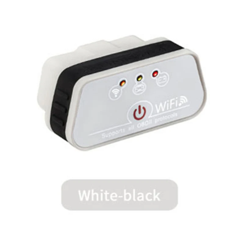 KW901 OBD2 Bluetooth Автомобильный неисправный автомобильный диагностический инструмент KW 901 ELM 327 Wifi для Android/IOS сканер считывания кода - Цвет: WHITE BLACK