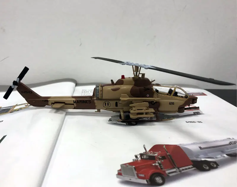 IXO военная модель 1: 72ah-1w "супер Кобра" Вертолет модель самолета из сплава