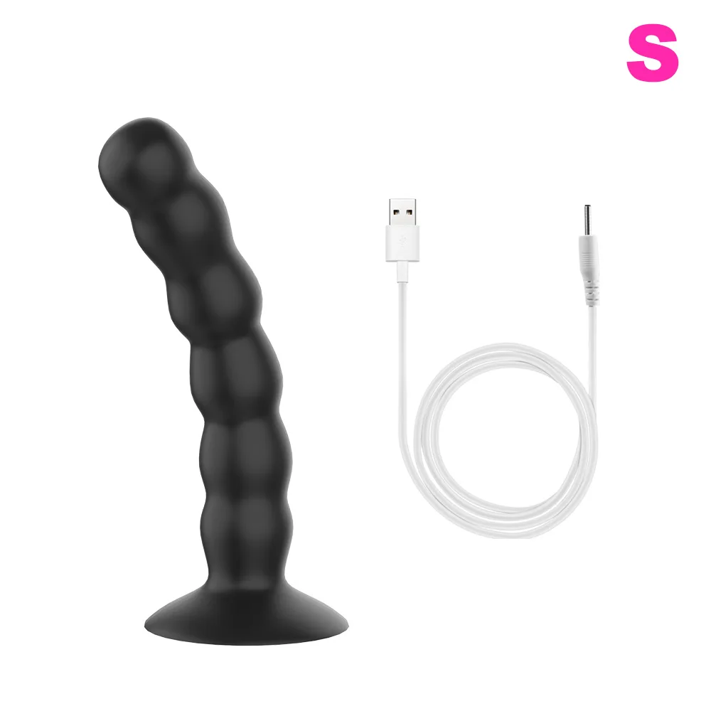 Mode Prostate 10 Massage Butt Plug Strong Suction Vibrator Remote Control Anal Beads Sex Toy for Wo_voghion.com