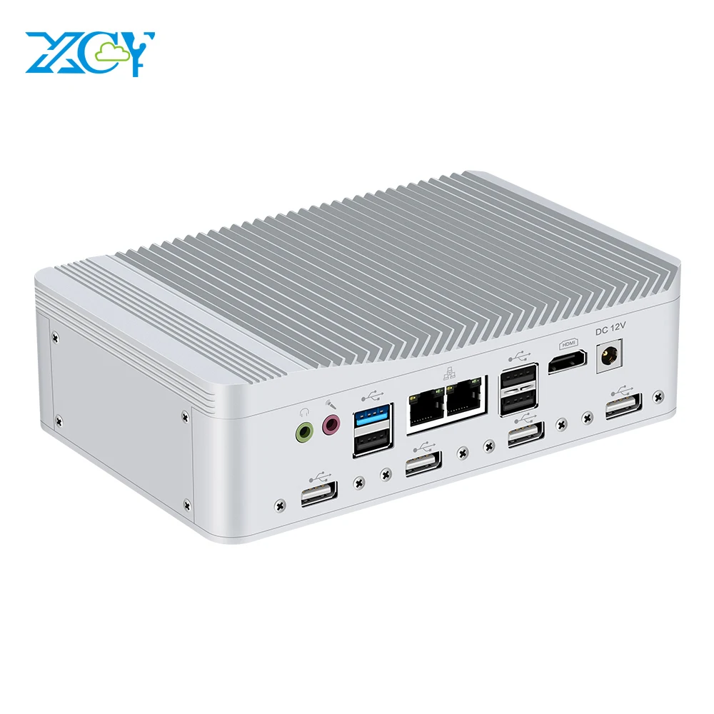 6 * последовательный порт 2 * lan, мини-ПК Celeron J1900 четырехъядерный Windows Linux HDMI WiFi 8 * USB 3g/4G модуль промышленный рабочий стол компьютер